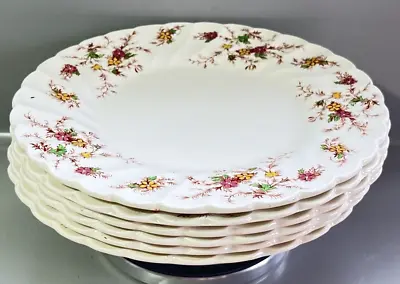 Buy Vintage | Myott Potteries | Heritage Plates | Floral Design | 1930s • 10£
