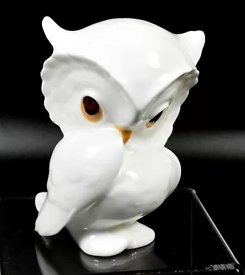 Buy Very Cute Royal Osborne Fine Bone China Baby Owl Hiding Behind Wing Figure • 9.99£