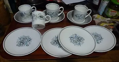 Buy Job Lot Wedgwood Susie Cooper China Coffee Cans Saucers Plates Glen Mist • 24.50£