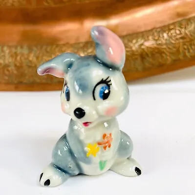 Buy Vintage Disney Wade Whimsies Thumper Rabbit Hatbox Series Bambi • 10£
