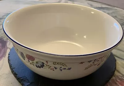 Buy Vintage BHS Priory Large Floral Bowl. 24.5cm. Made In England By Wood & Sons. • 15£