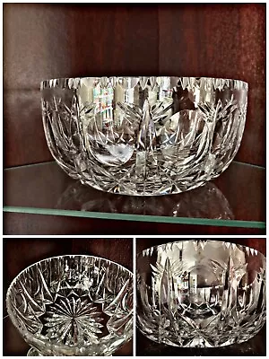 Buy Vintage Brier Glass Sputnik Totem Cut Crystal Fruit Bowl Royal Brierley • 30£