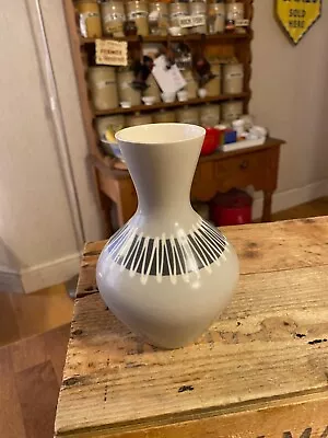 Buy Vintage Hornsea Pottery Slipware Grey Patterned Vase – Great! • 24.99£