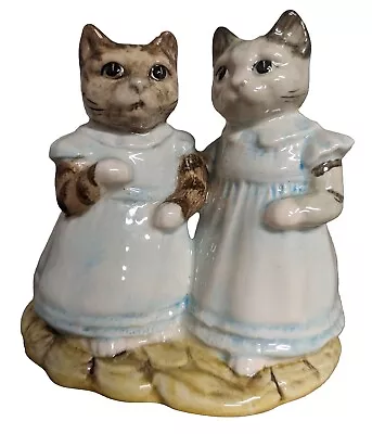 Buy Royal Albert Beatrix Potter Figurine Mittens And Moppet 1989, Rare Vintage • 33.99£