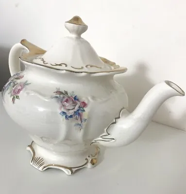 Buy Vintage Sadler Floral Teapot • 9.99£