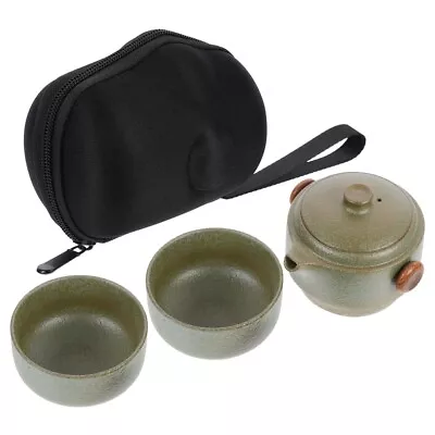 Buy Antique Teapot Teacups Set Portable Kung Fu Tea Set Ceramic Tea Set • 28.29£