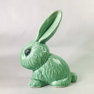 Buy Vintage Sylvac Mid Century Rare Green Snub Nose Ceramic Rabbit / Bunny No.1026 • 80£