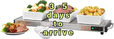 Buy Hot Plate Food Warmer Buffet Server Warming Tray Cordless & Portable • 44.99£
