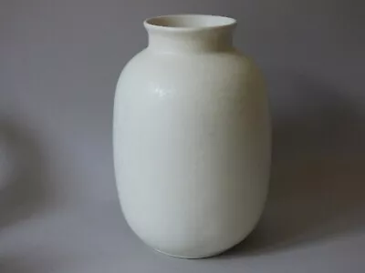 Buy Large Poole Pottery Satin Egg Shell Lustre Glaze Flower Vase Pot Free Uk P+p • 22.09£