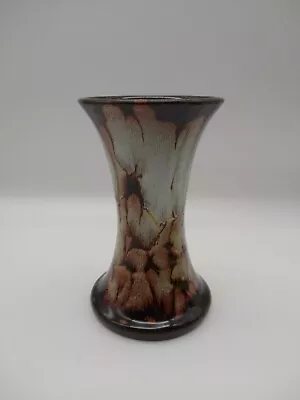 Buy Ewenny Welsh Studio Pottery Vase Handcrafted Marked Wales Browns White 14cm • 9.99£