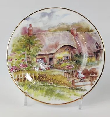 Buy Fenton Bone China Company Decorative Plate Rural Cottage. Rose Cottage 8 Inches  • 2.85£