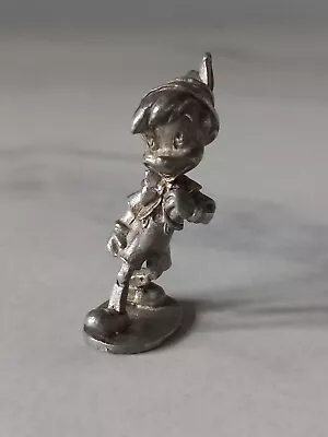 Buy Miniature Disney Pinocchio Silver Metal Figurine 2001 • 7£