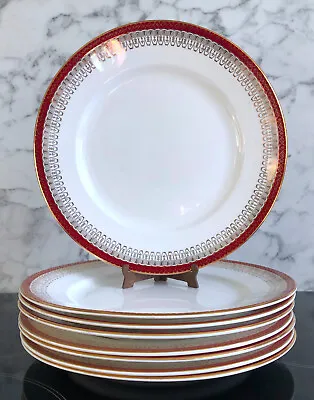 Buy 1 Of 8 - Royal Grafton - Majestic - Red - 9 3/4  Dinner Plate • 8.99£