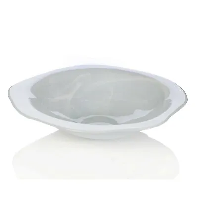 Buy Large White Alabaster Glass Fruit Bowl - 34 Cm • 14.99£