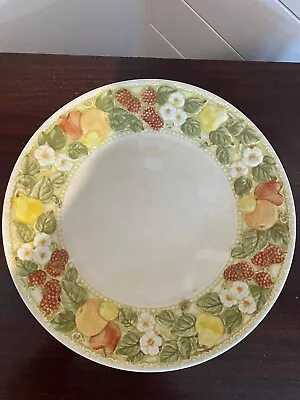Buy Metlox Della Robbia Vernon PoppyTrail Embossed Fruit Dinner Plate • 9.15£