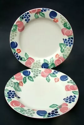 Buy TWO Royal Winton Bordeaux Lg Size Dinner Plates 27cm Used - Shows Glaze Wear • 12£