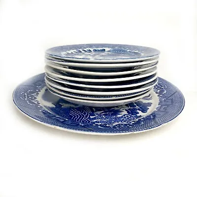 Buy Vintage Blue Willow Japan Collection / Lot Of 9 Pieces • 35.95£