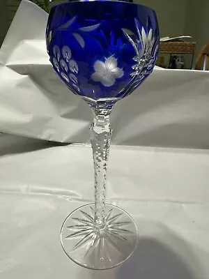 Buy VTG/Antique Natchmann Traube Leaded Crystal Cut To Clear Wine Hock • 52.10£