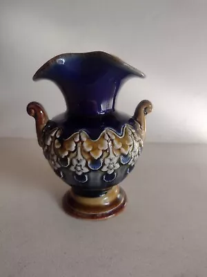 Buy Unique Rare Antique C1895 Royal Doulton Lambeth Small Vase. Signed. JB Harding. • 39.99£