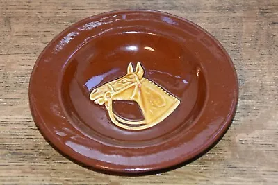 Buy Devon Dartmouth Pottery Small Horse Plate 14 Cms Across • 4£