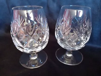 Buy Vintage Pair Of Small Sized Webb Corbett Crystal Brandy Glasses • 4.99£