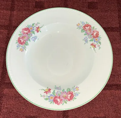 Buy Vintage Ridgway Floral Wide Rimmed Bowl 23cm • 3.50£