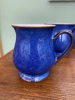 Buy 4 X Denby Imperial Blue Mugs -used But In Excellent Condition • 10.50£