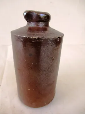 Buy Antique Stoneware Ink Bottle Salt Glazed Vintage Jug Collectibles Pot Genuine  F • 39.50£