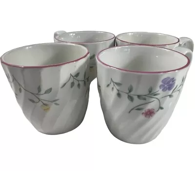 Buy Johnson Brothers SUMMER CHINTZ SET OF Four (4) Coffee Tea Cups Excellent • 22.10£