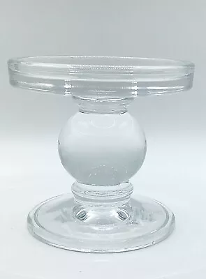 Buy Glass Candle Holders Clear For Pillar And Tea Lights Set Of Two • 14.99£