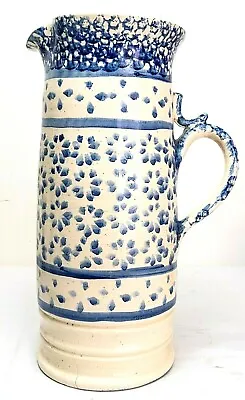 Buy Unique Staffordshire Hand Thrown Large Sponge Ware Ewer/Jug! Made In England • 125£