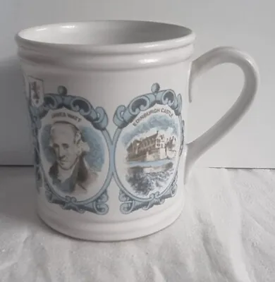 Buy Vintage Denby Mug Scotland Edinburgh Castle Forth Bridge James Watt • 8.02£
