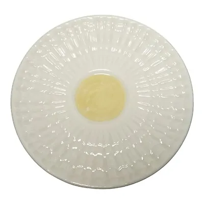 Buy Vintage Belleek Limpet  Yellow And White Luster Saucer Only  6th Green Mark • 11.33£
