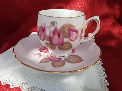 Buy Royal Vale Bone China Tea Cup And Saucer Water Lily Pattern. Made In England. • 30.53£