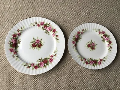 Buy Royal Standard Fine Bone China 'English Rose' Dinner Plate And Side Plate • 5£