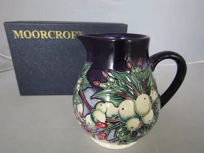 Buy Moorcroft Boxed TRIAL JUG In The SNOWBERRY Pattern Issued 2002 Perfect + Box • 95£