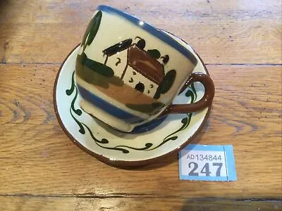 Buy Torquay Pottery Tea Cup And Saucer Motto Ware - Take A Cup Of Tea • 20£