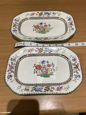Buy Copeland Spode Chinese Rose 2 Oblong Dishes Different Sizes Reg No 629599 • 3.25£