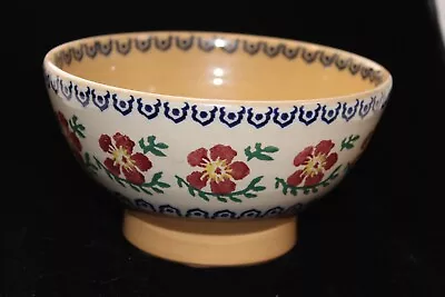 Buy Nicholas Mosse Pottery Ireland  6.  Red Flower Footed Bowl • 57.62£