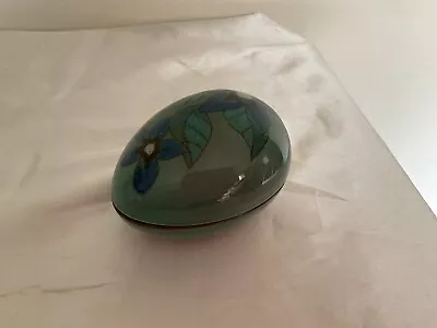 Buy Guernsey Pottery Small Green Egg With Floral Design • 8£