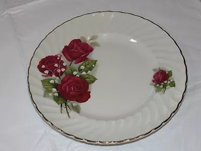 Buy Royal Wessex White Ironstone England By Swinnertons Dinner Plate 9 3/4  Roses! • 17.19£