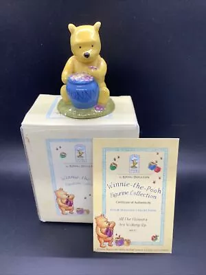 Buy Disney Royal Doulton Winnie The Pooh Figurine Collection Flowers Are Waking Up • 22.95£