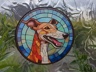 Buy Greyhound Dog Pre-assembled Acrylic Suncatcher Positivity Feng Shui Gifts • 7.99£