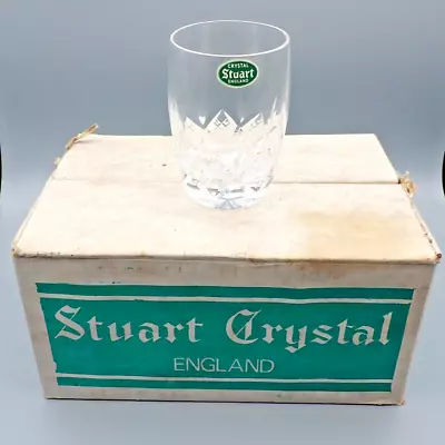 Buy Set Of 6 Unused Stuart Crystal Glengarry 5oz Whisky Barrel Tumblers Boxed • 39.99£