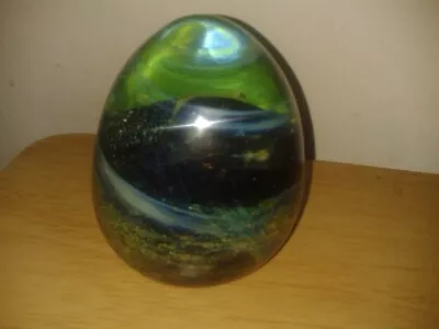 Buy Vintage Large 'Mdina' Malta Glass Paperweight. 700g's. (D27a) • 9.99£
