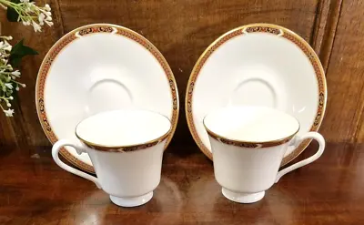 Buy STUNNING EXC. Marks & Spencer/St Michael   CONNAUGHT  SETS 2 TEA CUPS & SAUCERS • 8.95£