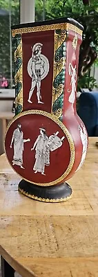 Buy 1905 Large James Foley Pottery  Flaxman's Athena Period  Vase (Grecian, Antique, • 23£