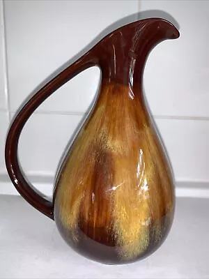 Buy Blue Mountain Pottery 70's MCM Harvest Gold Drip Glaze 7  Pitcher Vase Ewer Rare • 12.99£