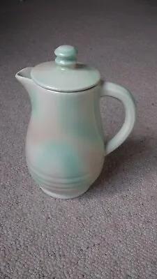 Buy Govancroft - Coffee Pot / Jug.  Green And Pink. Glasgow. Scotland. Vintage. • 10.99£