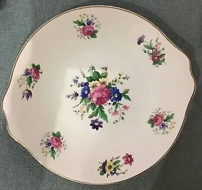 Buy Rare Vintage Midwinter Stylecraft Flower Spray Bouquet Pattern 10  Cake Plate  • 30£